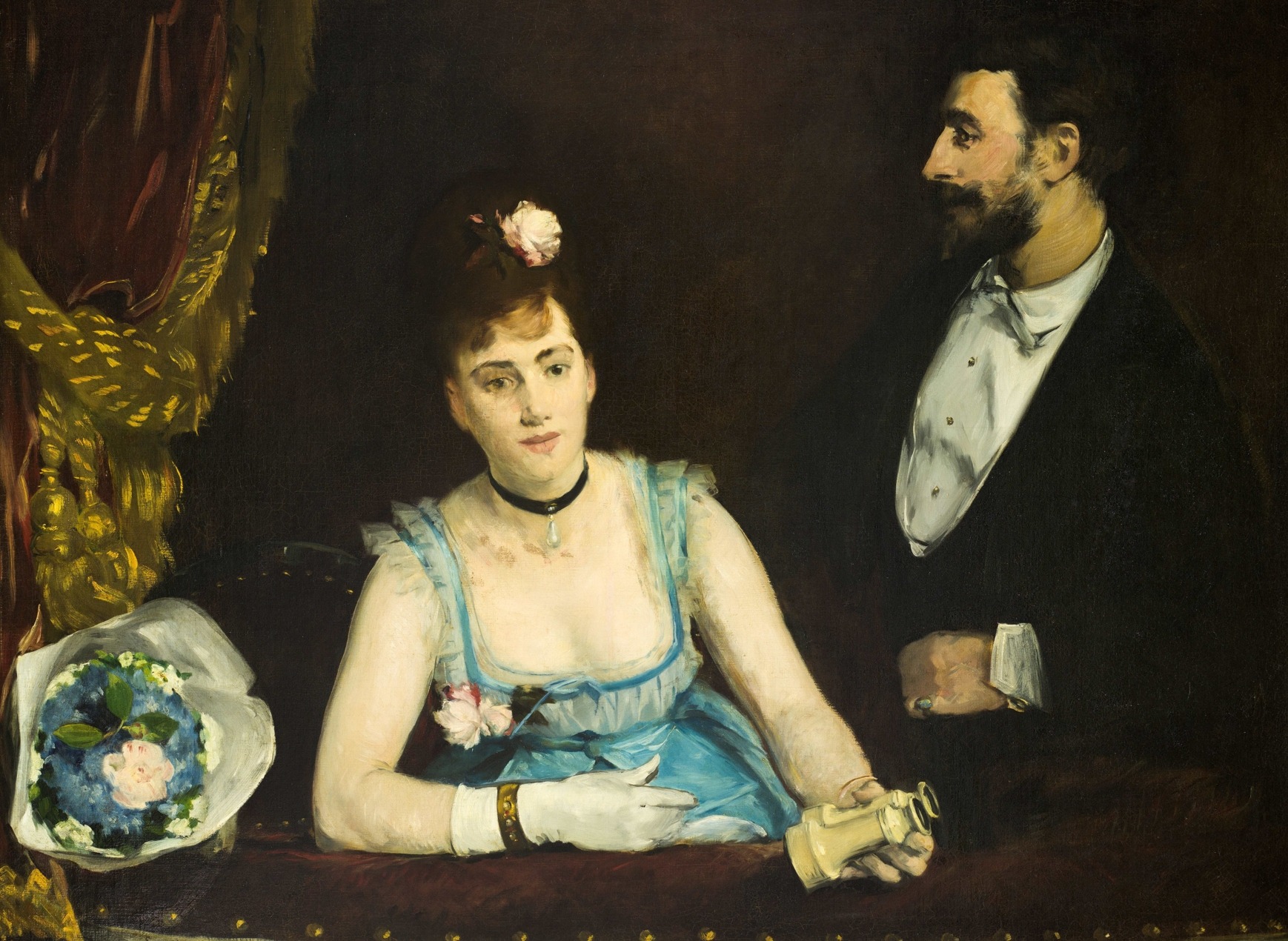 Eva Gonzalès, A Box at the Théâtre des Italiens