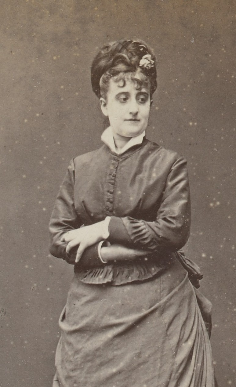 Portrait of Eva Gonzalès from Edouard Manet’s photo album, Bibliotheque nationale de France, Paris (1)